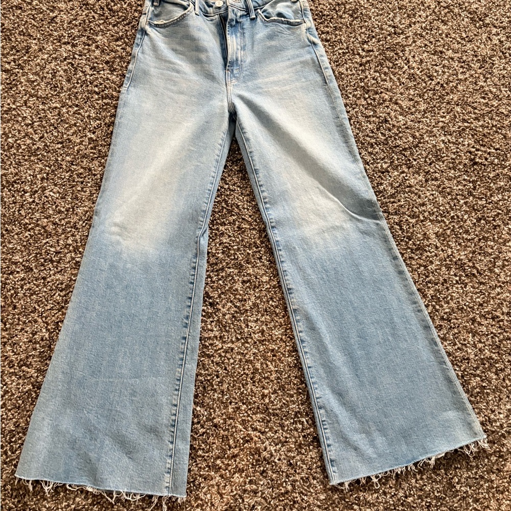MOTHER Light Blue Flare Jeans